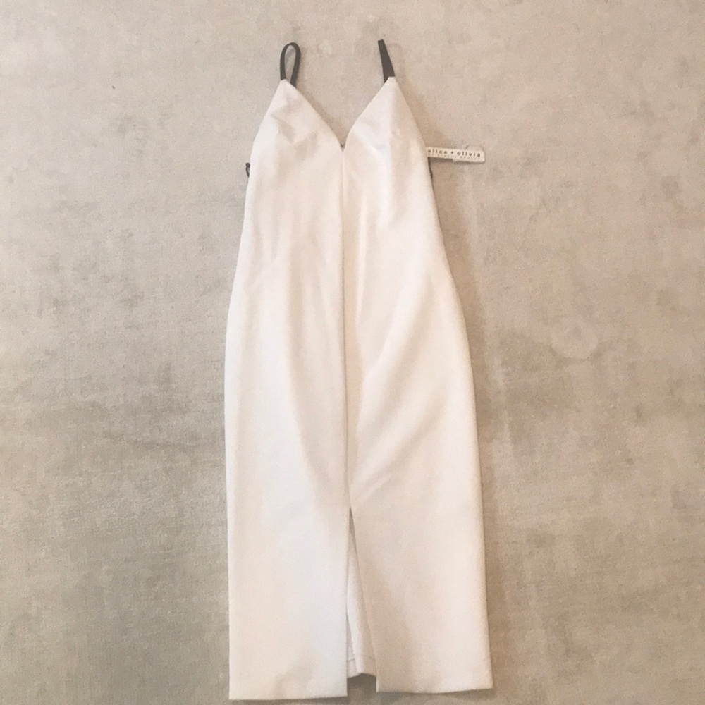 Alice and Olivia White Dress